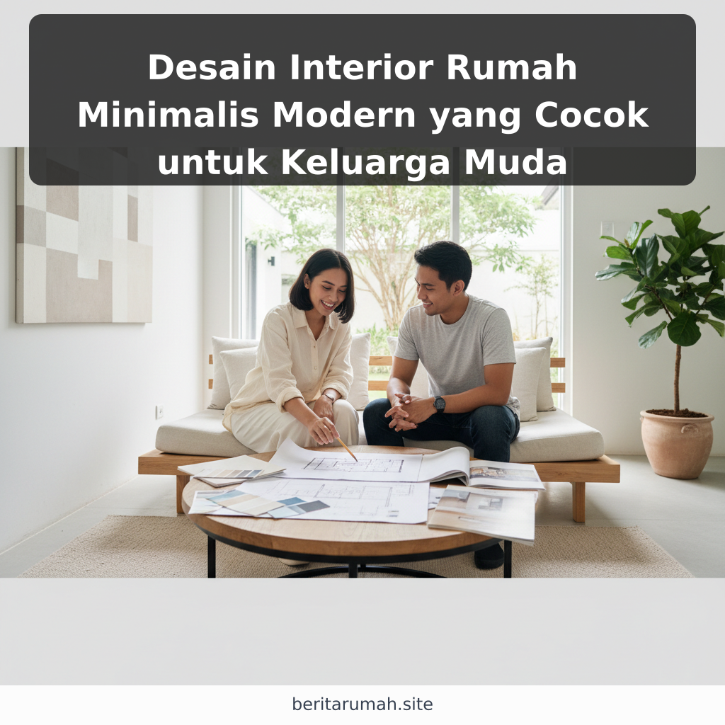 Desain Interior Rumah Minimalis Modern yang Cocok untuk Keluarga Muda