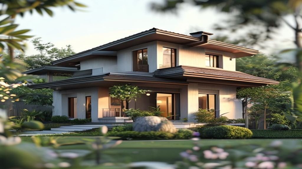 Desain interior modern dengan pencahayaan alami, inspirasi rumah nyaman untuk keluarga.