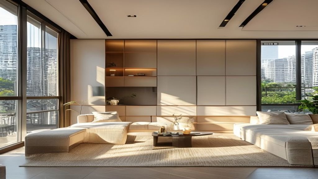 Desain interior modern menampilkan inspirasi rumah dengan pencahayaan alami dan furnitur elegan.